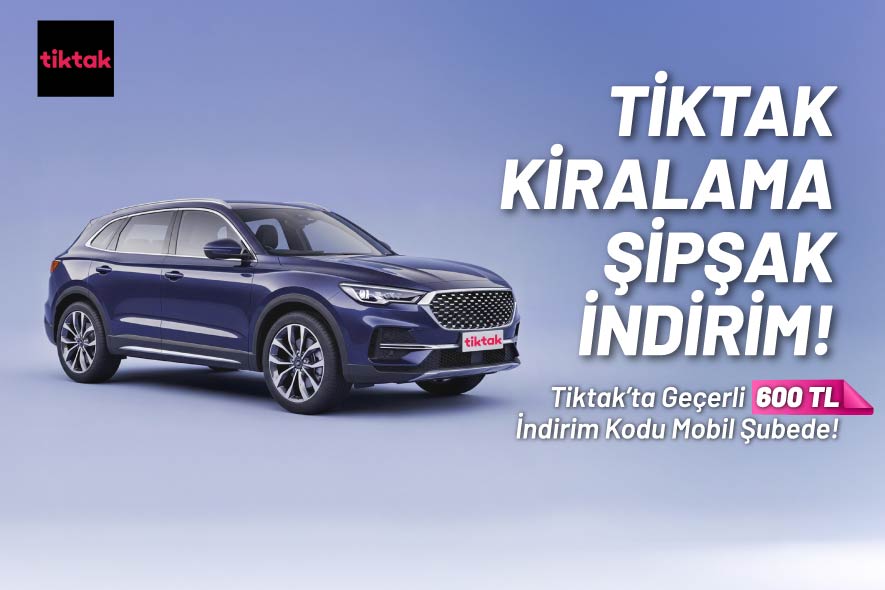 Tiktak’ta 600 TL İndirim!