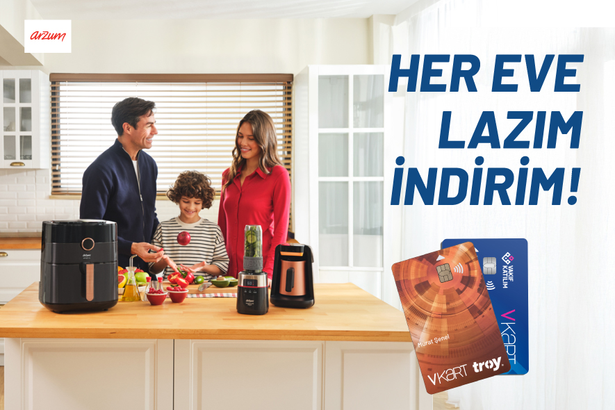 VKart ile Arzum’da %25 İndirim!